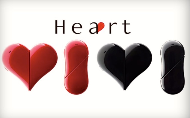 日本推出Heart 401AB 心形手機 ，萌翻女人心