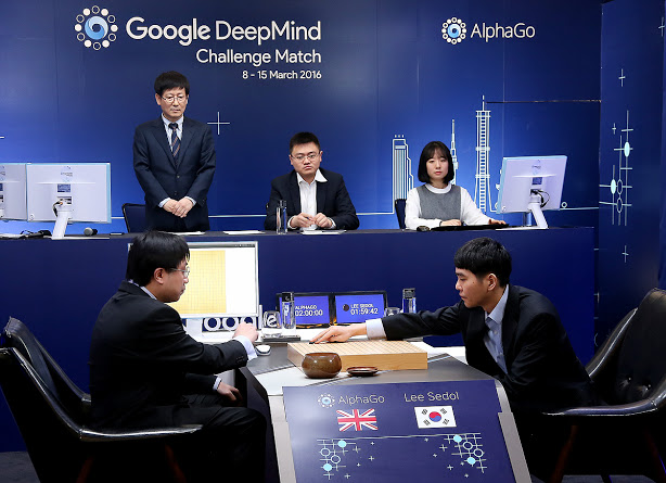 人機圍棋大戰(zhàn)首局落定：李世石投子認輸！