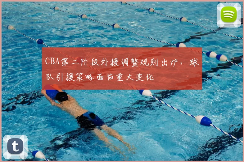 CBA第二阶段外援调整规则出炉,球队引援策略面临重大变化