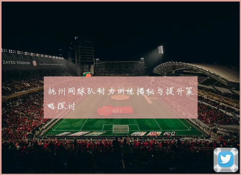 杭州网球队耐力训练揭秘与提升策略探讨