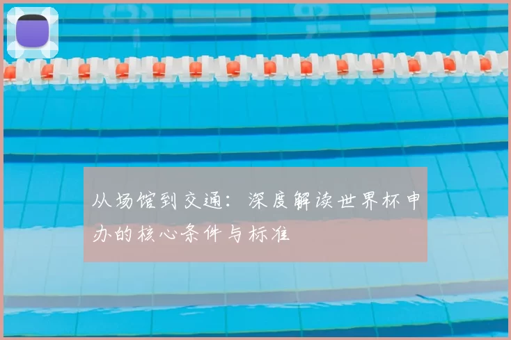 从场馆到交通:深度解读世界杯申办的核心条件与标准